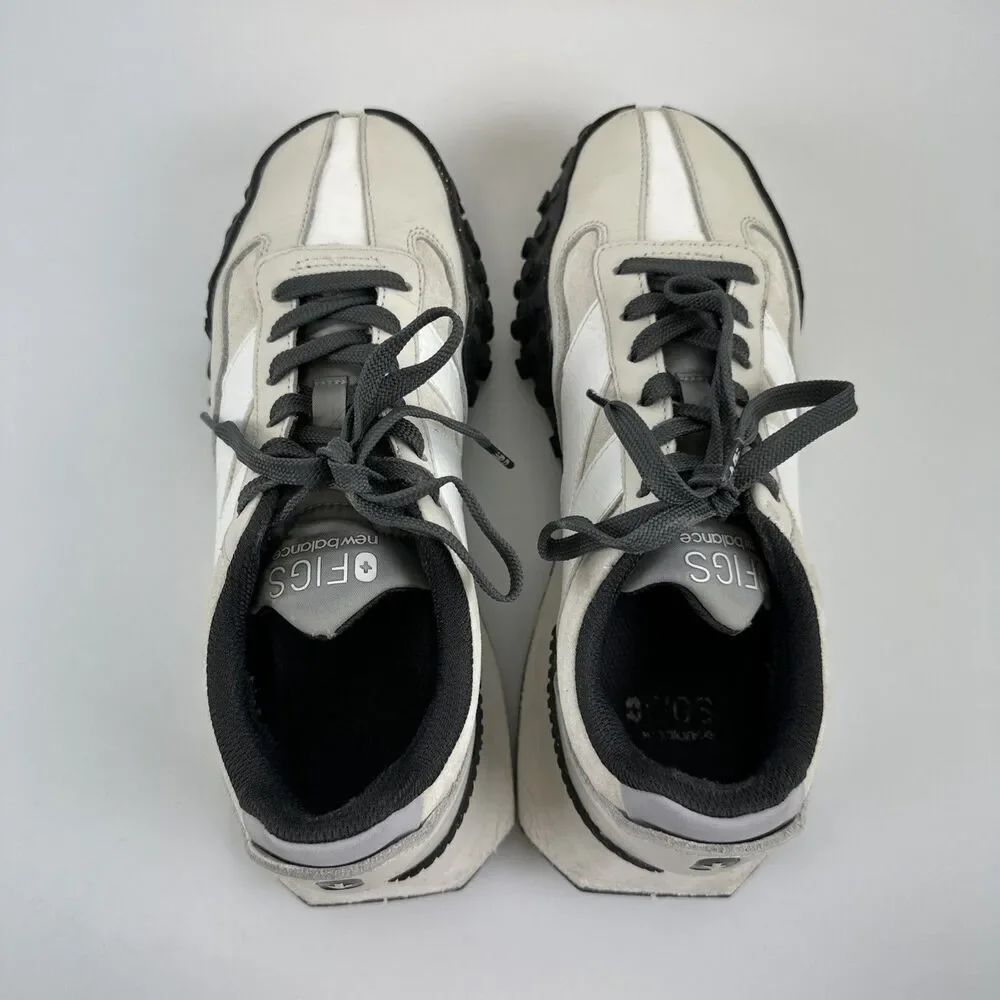 Figs New Balance 3447 Athletic Nursing Sneakers Beige Leather Lace Up Womens 8 - Picture 10 of 16